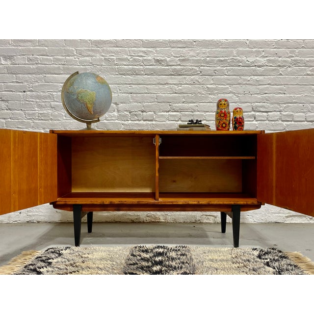 Mid-Century Modern Mid Century Modern “Violetta” Credenza, Made in Poland, C. 1960’s For Sale - Image 3 of 12
