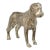 English Silver-Plate Boxer Dog Figurine For Sale