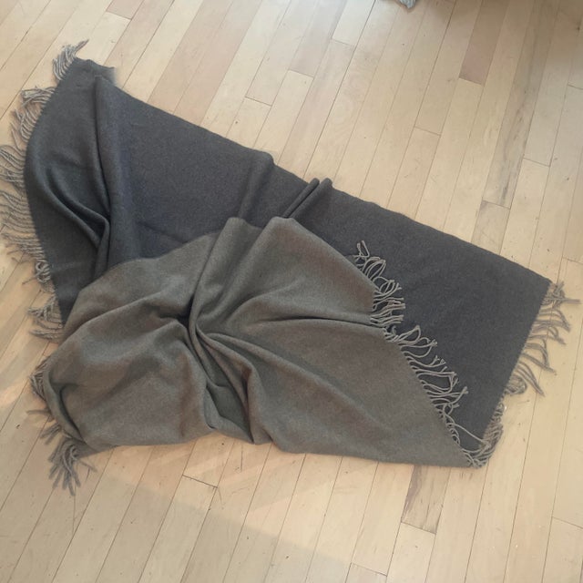 2010s Frette Cashmere Throw Blanket For Sale - Image 5 of 7