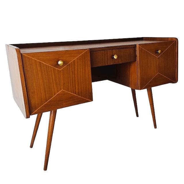 Vintage Danish Dressing Table or Sideboard in Teak, 1960s For Sale - Image 6 of 12