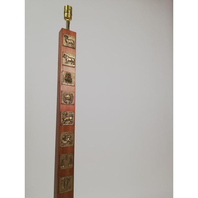 Mid-Century Floor Lamp with Zodiac Sign, 1960s For Sale - Image 18 of 18