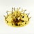 Large Mid-Century Murano Glass & Brass Flower Ceiling Light by Ernst Palme, Germany, 1970s For Sale - Image 9 of 12