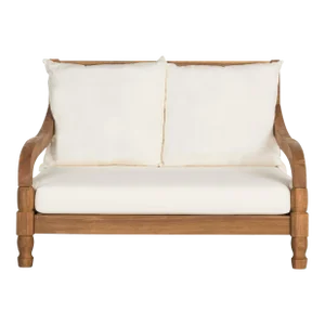 Lounger in Natural & Beige