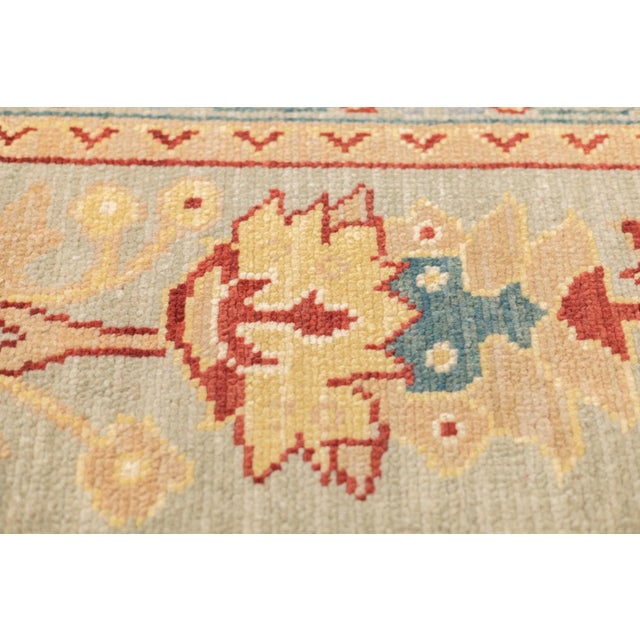 Early 21st Century Oushak Rug 9'0" X 12'0" For Sale - Image 5 of 12