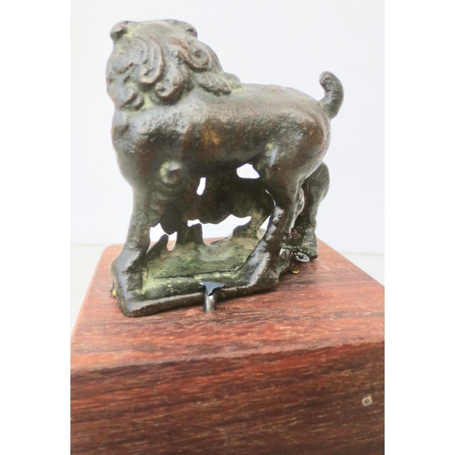 15th Century & Earlier Japanese Karmakura Period Lion Dog Fragment For Sale - Image 5 of 8