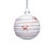 Add a whimsical yet refined touch to your seasonal décor with these matte glass ball ornaments, detailed with a charming...
