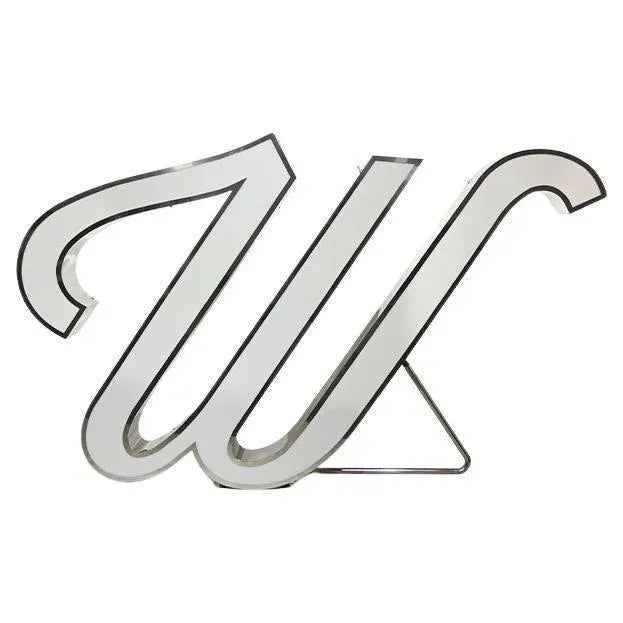 Letter W Graphics Lamp by Circu For Sale - Image 11 of 11