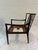 Vintage Chippendale Style Open Arm Lounge Chair Frame For Sale - Image 10 of 12