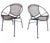 Mid 20th Century Tempestini for Salterini Radar Hoop Chairs - Set of 4, Attributed For Sale In Atlanta - Image 6 of 6