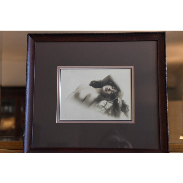 1915 Pictorialist Nude Fine Art Framed Photograph, Cleo by Kenneth McInnis For Sale - Image 4 of 7