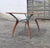 Vintage Italian Glass-Wood and Metal Dining Table For Sale - Image 9 of 18