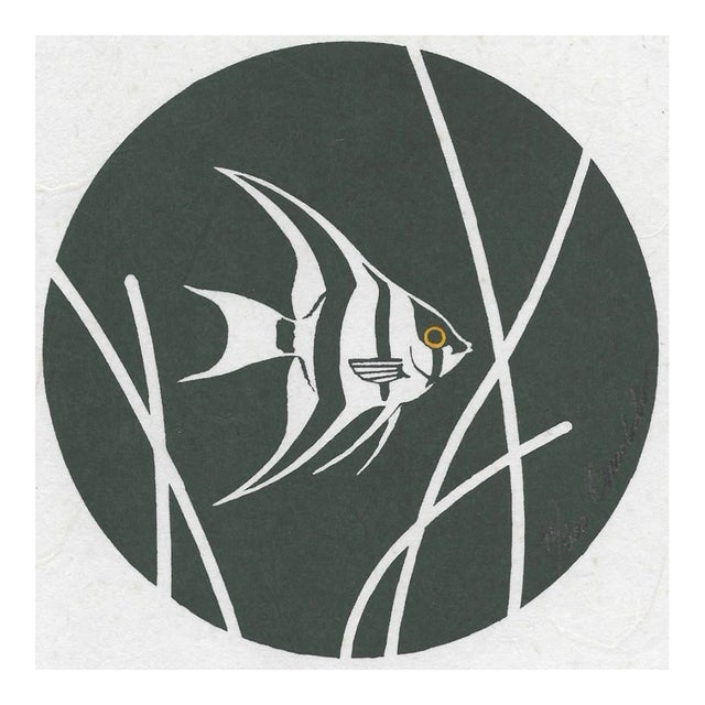 1970s James Omohundro Tropical Fish Serigraph For Sale