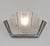 Metal Pair of 1930s Muller Freres French Art Deco Geometric Stepped Wall Sconces - 2 Pairs Available For Sale - Image 7 of 8