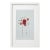Organic Modern Minimalist Flower Study | Botanical Painting | Herbarium Wall Art | Framed For Sale