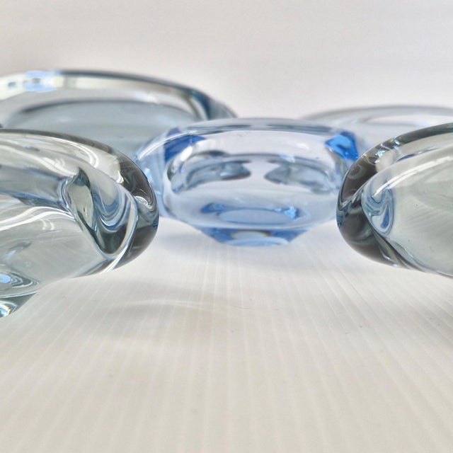 Vintage Akva Series Bowls by Per Lukten Holmegaard, 1950, Set of 7 For Sale - Image 4 of 18