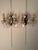 19th Century French Bronze and Crystal Wall Sconces - Pair For Sale - Image 4 of 7
