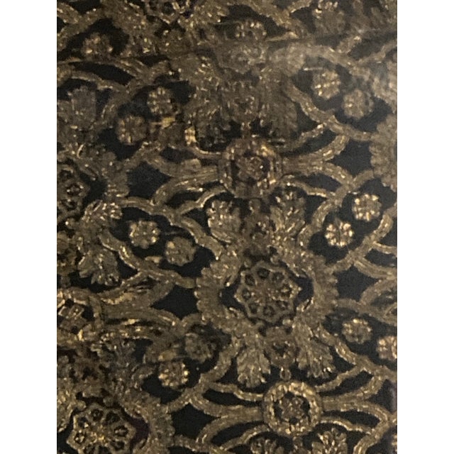 Authentic,Ming Dynasty Priest Robe Gold Thread Exceedingly Rare. Has Excellent Provenance & Custom Frame W/Plexiglass. Ming Dynasty Chinese,1368-1644 For Sale - Image 4 of 12