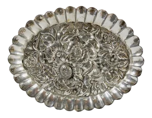 Small Silver Plate Dish