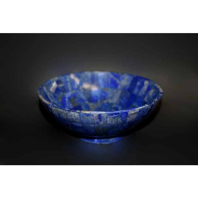 Fine Lapis Lazuli Bowl For Sale In Los Angeles - Image 6 of 8