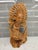 Tan Mid-Century Balinese Art Deco Seated Janger Dancer With Fan Sculpture For Sale - Image 8 of 10