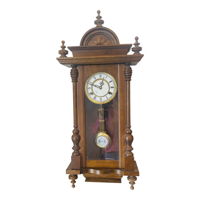 Antique Black Forest Style Wall Pendulum Clock 31 Days For Sale