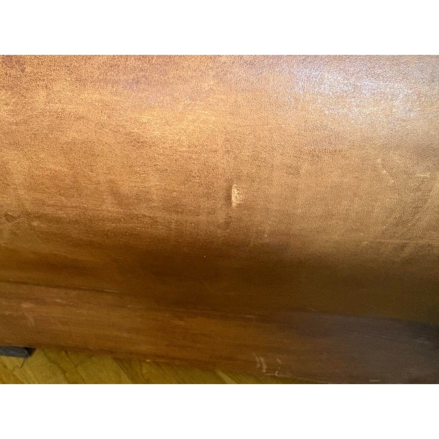 1920s 1920s French Art Deco Leather Club Chairs. For Sale - Image 5 of 7