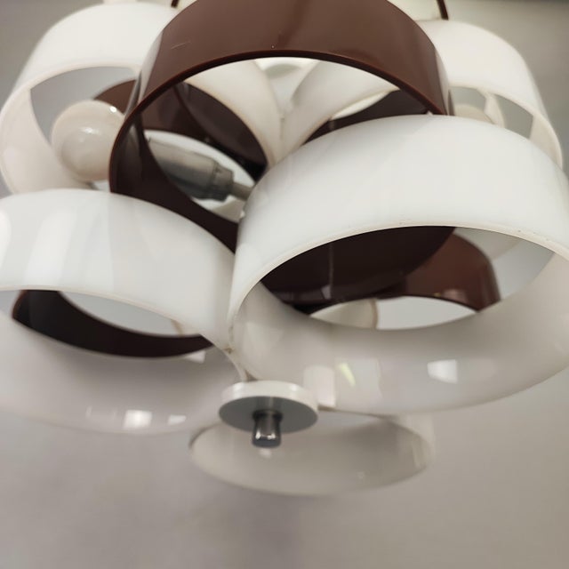 Vintage Chandelier from Stilux Milano, 1960s For Sale - Image 4 of 6