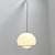 Silver White Bud Pendant Lamp by Studio 6G for Guzzini, 1970s For Sale - Image 8 of 8