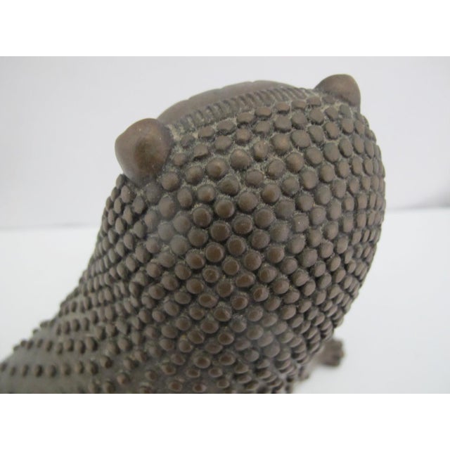 Sergio Bustamante Mexico Bronze Cat Lion With Human Face Sculpture For Sale In Portland, OR - Image 6 of 12