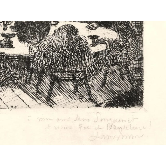 The Plague Kings is an original etching on the Japanese paper, realized by James Ensor in 1895, signed on the plate and...