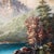 Mid 20th Century Painting on Canvas “Misty Mountain“ Signed Framed For Sale In Chicago - Image 6 of 12