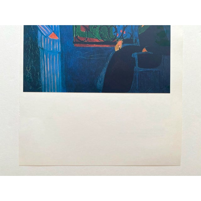 Paper Henri Matisse Vintage 1981 First Edition Postimpressionist Lithograph Print " Conversation " 1909 For Sale - Image 7 of 10