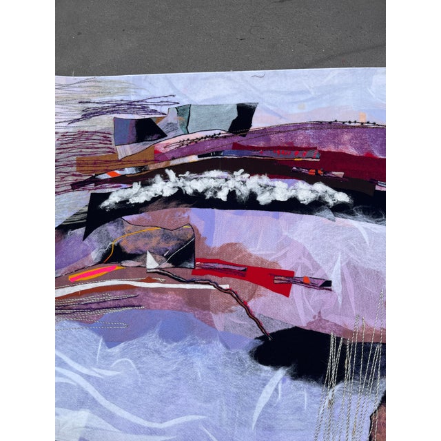 Hand-Made Wool Tapestry from Smadar Livne, 1990s For Sale - Image 10 of 11