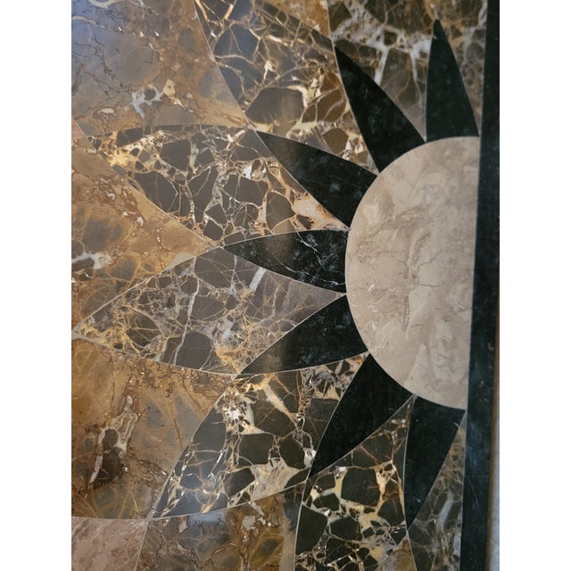 Maitland‑Smith Demi‑lune Console Table For Sale - Image 10 of 12
