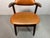 Mid-Century Cognac Leatherette Cowhorn Dining Chair by Tijsseling for Hulmefa, Netherlands, 1970s For Sale - Image 10 of 12