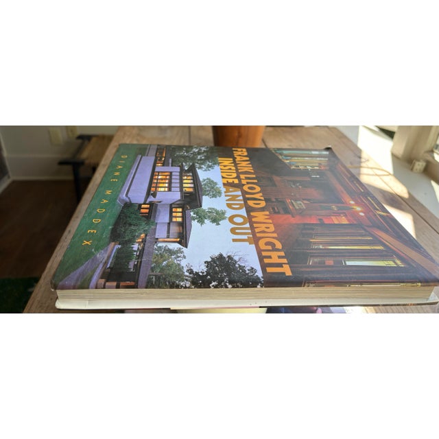 Frank Lloyd Wright Frank Lloyd Wright Inside and Out Book by Diane Maddex | Architecture Coffee Table Book For Sale - Image 4 of 9