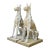 Vintage Eco Plaster Great Dane Sculptures - Pair For Sale