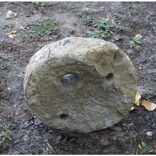 1930s 1930s Granite Mill Water Fountain Stone 17 For Sale - Image 5 of 6