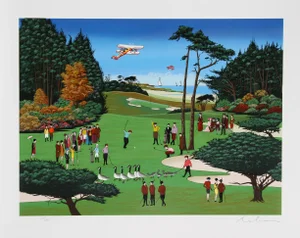 Nicky Watanabe Serigraph - Wait a Minute