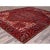Textile 1960 10'x12'8" Fire Brick Red With Asphalt Black Border Vintage Heriz Oriental Rug For Sale - Image 7 of 12