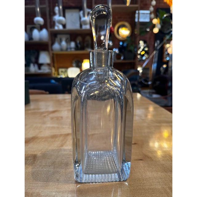 1960s Vintage Italian Decorative Crystal Decanter 1960s For Sale - Image 5 of 7