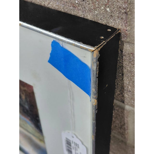 Framed J. Akston "Mystery in the Skies 1974" Acrylic on Paper For Sale - Image 10 of 10