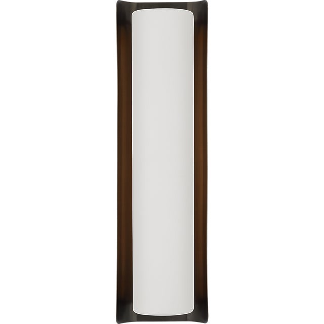 Penumbra 21" Sconce in Bronze and White Designer: Windsor Smith Finish: Bronze and White Height: 21" Width: 6" Extension:...