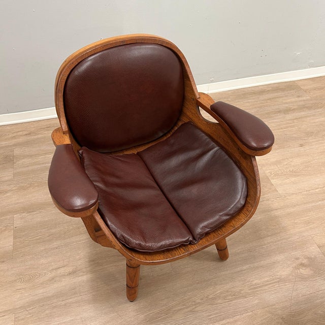 Rustic Wooden Barrel Chairs and Sofa, Italy, 1970s, Set of 4 For Sale - Image 18 of 18