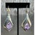 Vintage Sterling Silver Amethyst Drop Earrings For Sale - Image 9 of 12