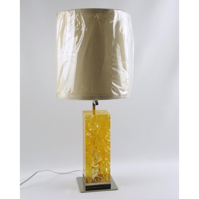 French designer Marie-Claude de Fouquières designed this extraordinary fractal resin table lamp for the Parisian lighting...
