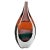 Salviati Luciano Gaspari Sommerso Glass Bottle Vase For Sale - Image 4 of 4