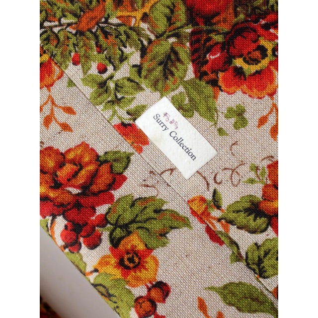 Vintage Colonial Revival Pheasant Floral Sofa For Sale - Image 12 of 18
