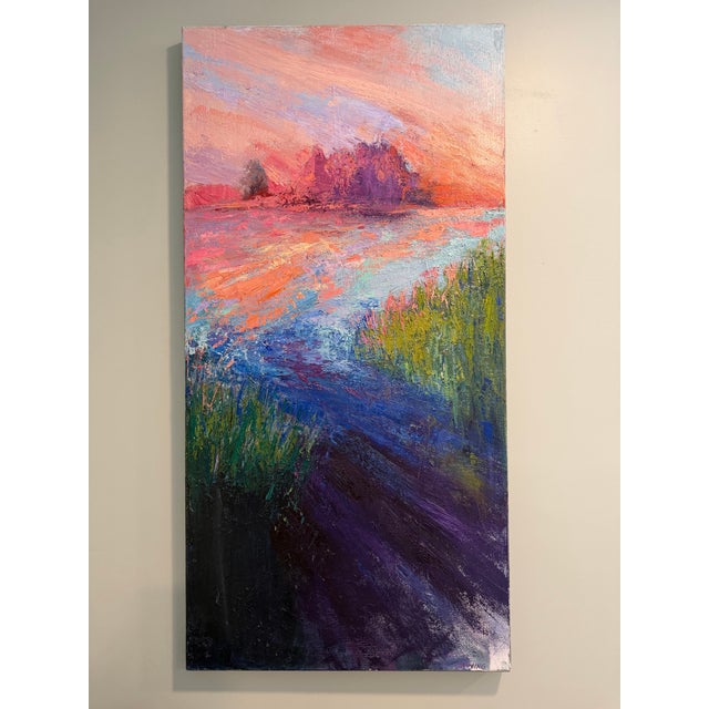 2010s Lowland Hum, Original Oil Painting by Julia Lawing For Sale - Image 5 of 10