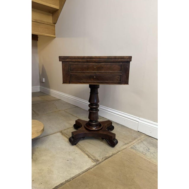 Antique Victorian Mahogany Freestanding Games Table, 1860 For Sale - Image 9 of 10